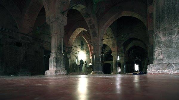 Interior arch and column detail
